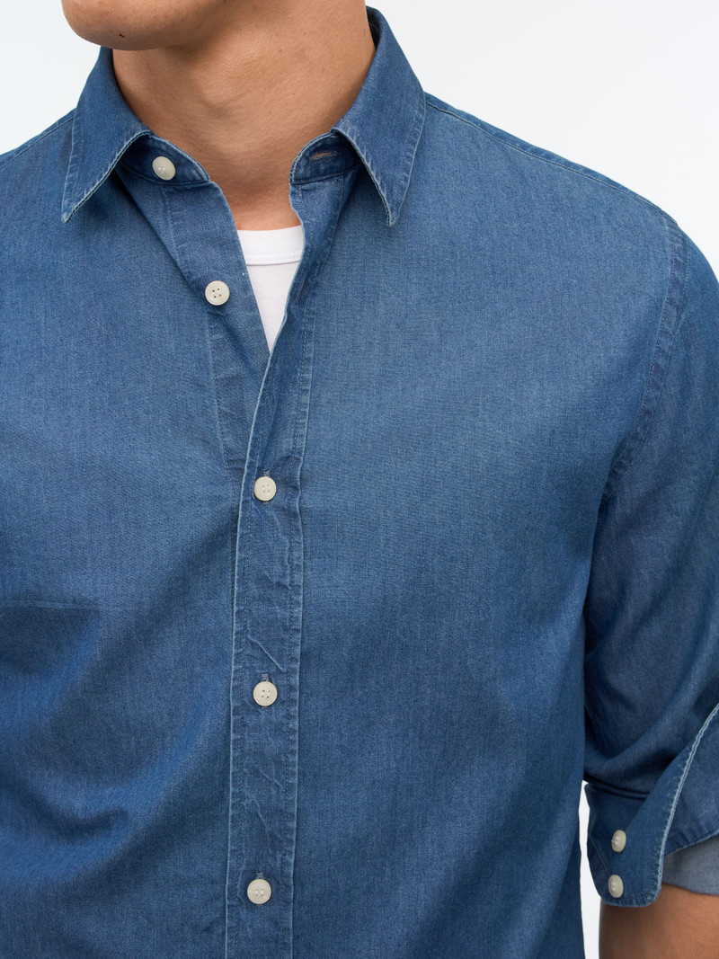 Spenser Cotton Indigo Shirt 4