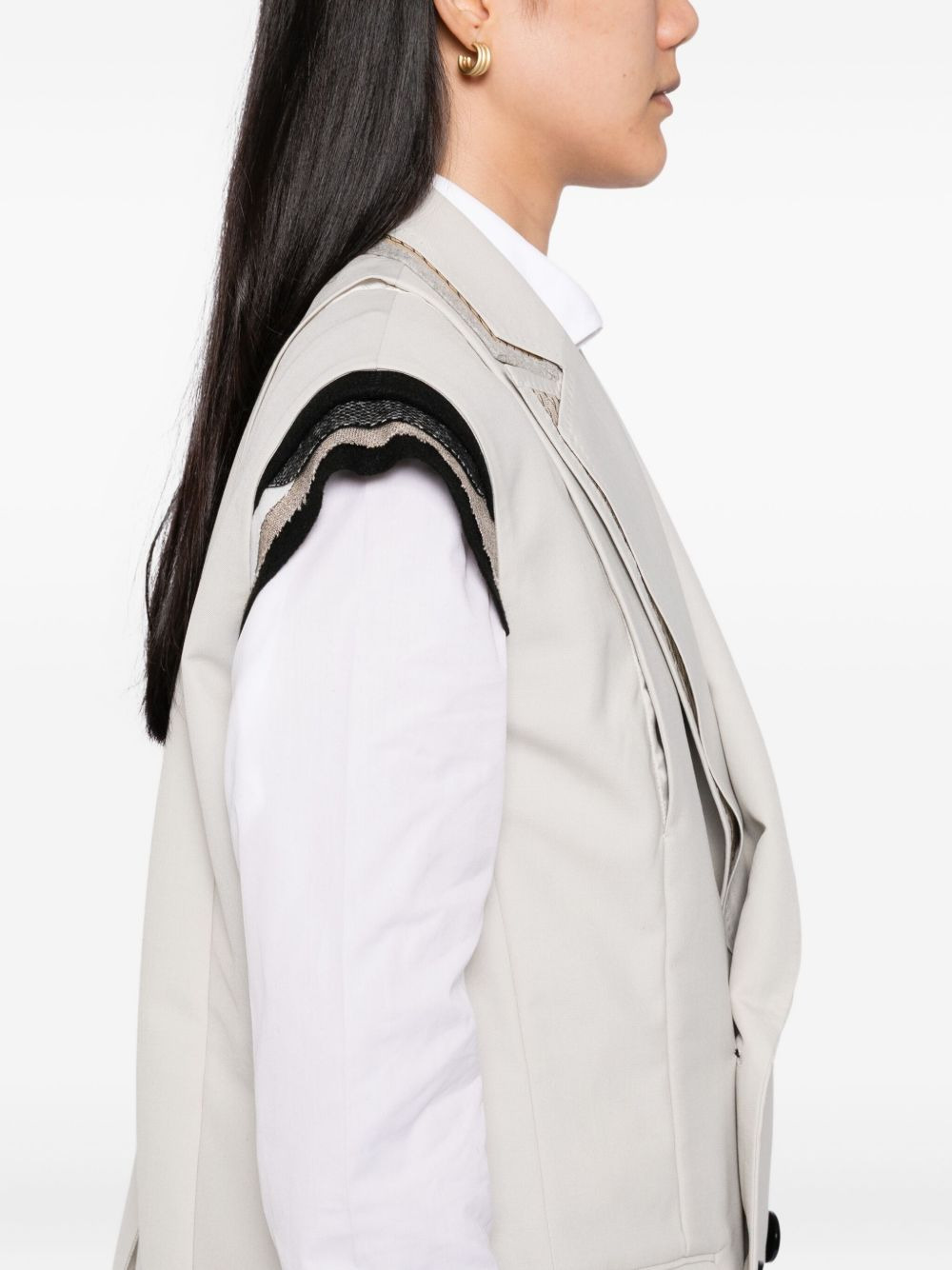 double-breasted gilet - 5