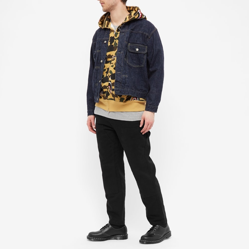 A Bathing Ape Shark 1St Camo Shark Relaxed Zip Hoody - 6