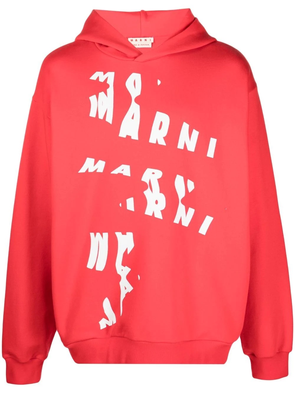 logo-print hoodie - 1