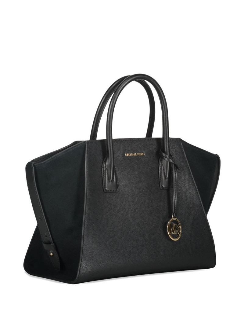 Avril leather top-zip tote bag 3