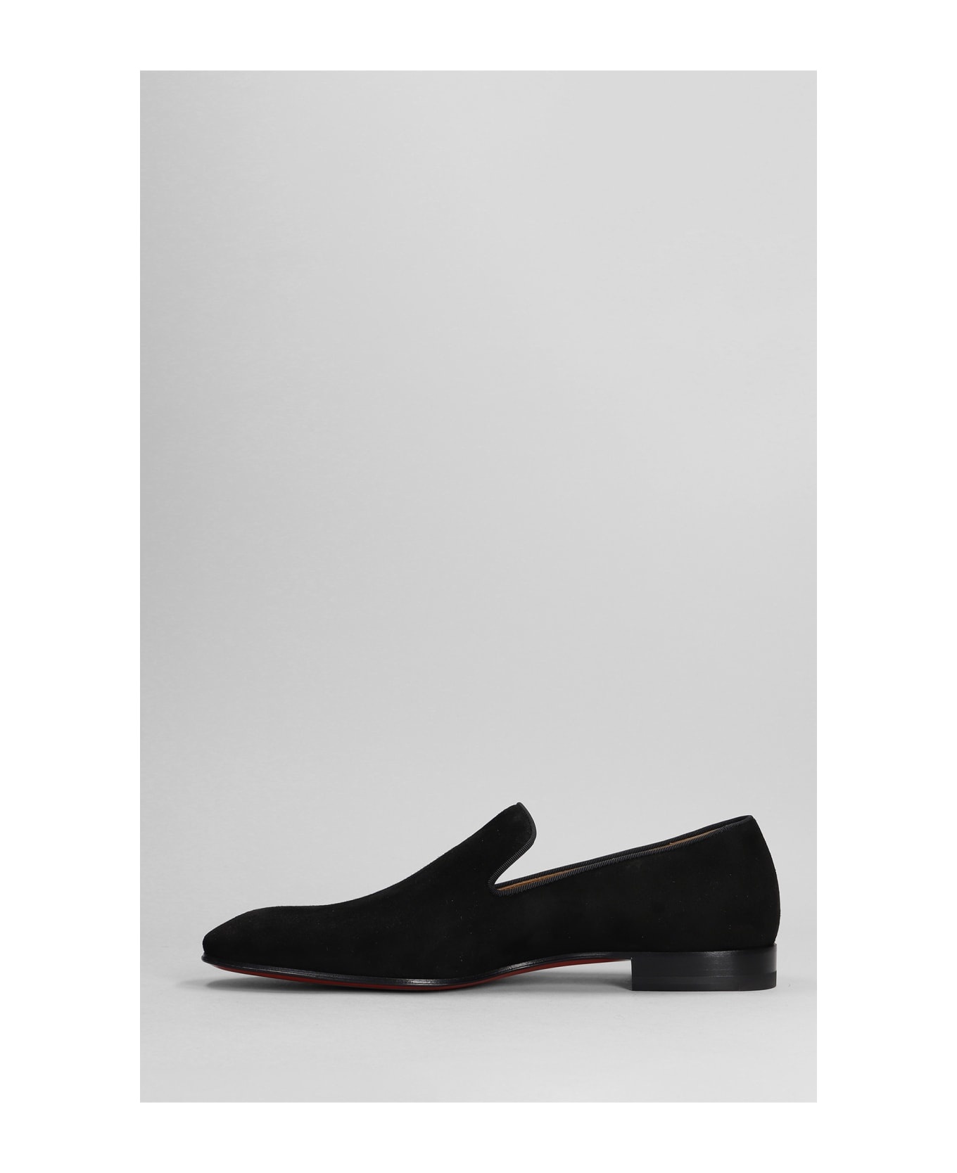 Dandelion Flat Loafers In Black Suede - 3