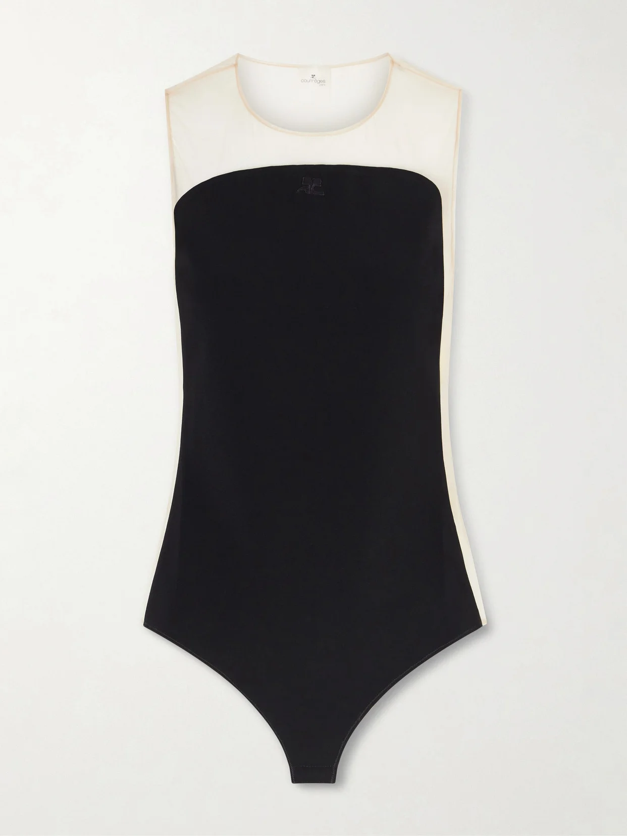 Illusion Tulle Bodysuit - 1