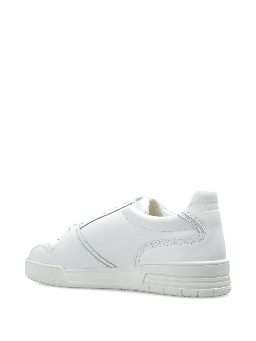 panelled lace-up sneakers - 3