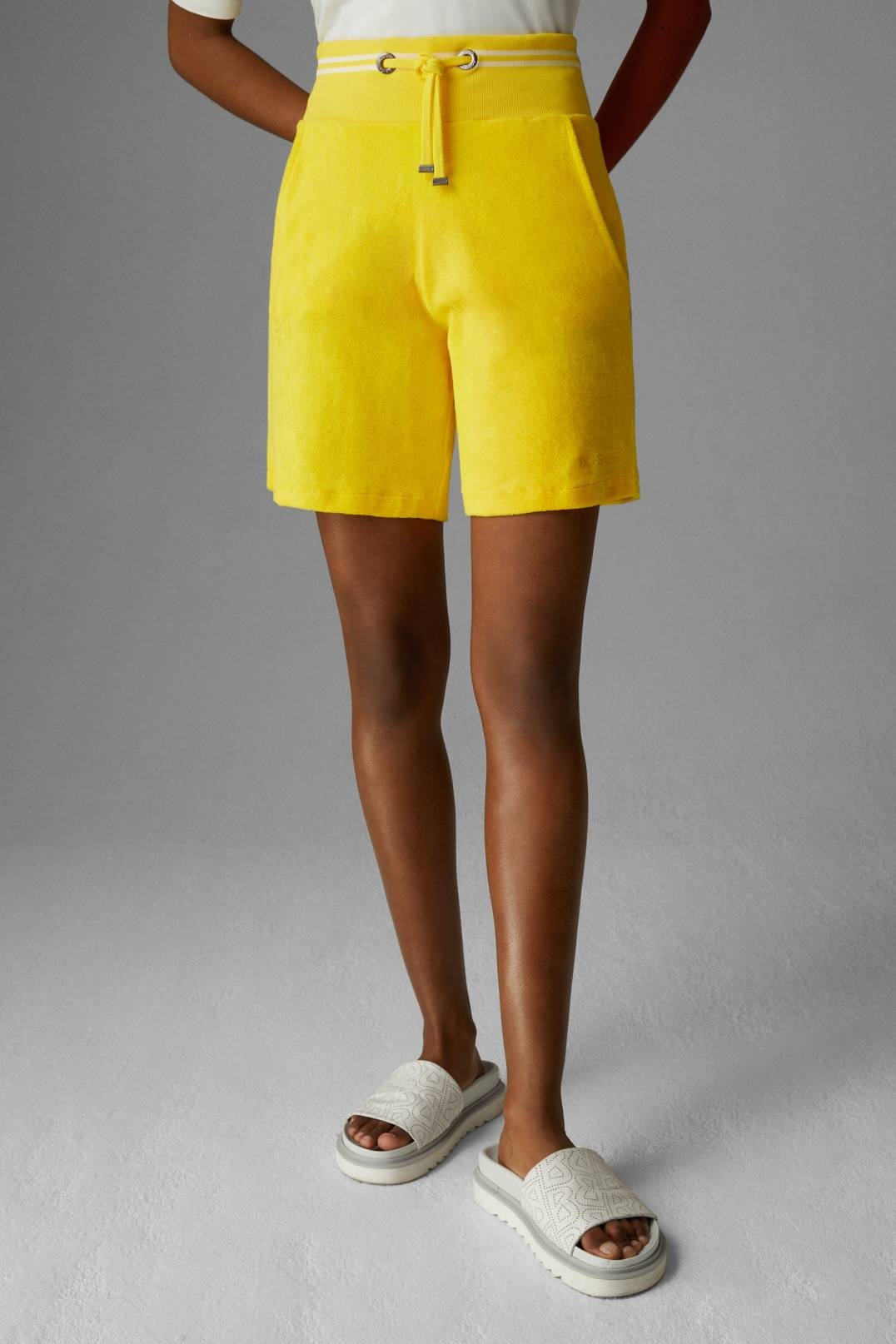 FELJA TERRY SHORTS IN YELLOW - 2