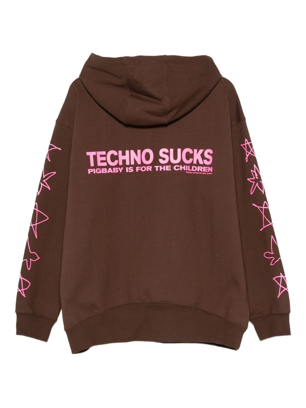 x Pig Baby graphic-print hoodie - 2