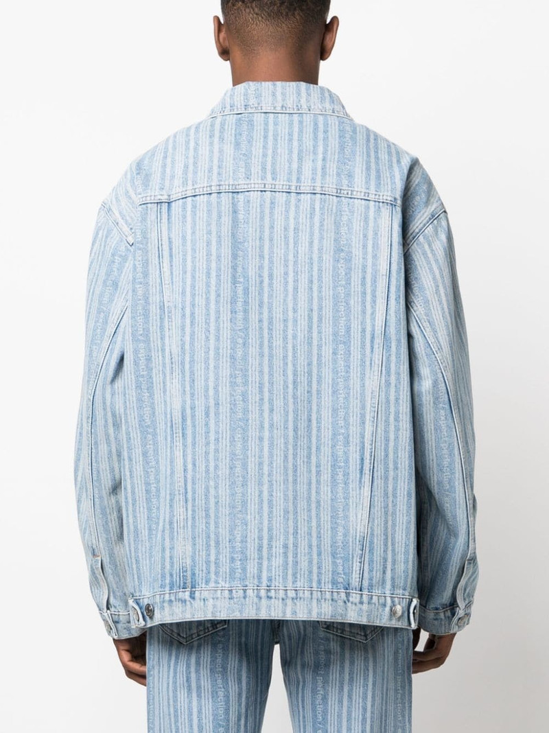 striped denim jacket 4