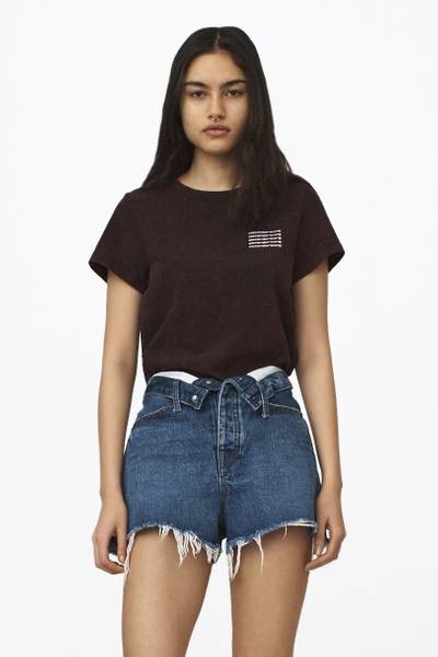 Alexander Wang ACID WASH SHRUNKEN TEE outlook