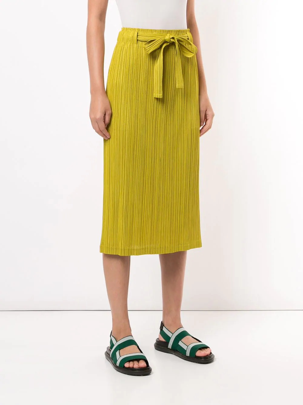 pleated midi skirt - 3