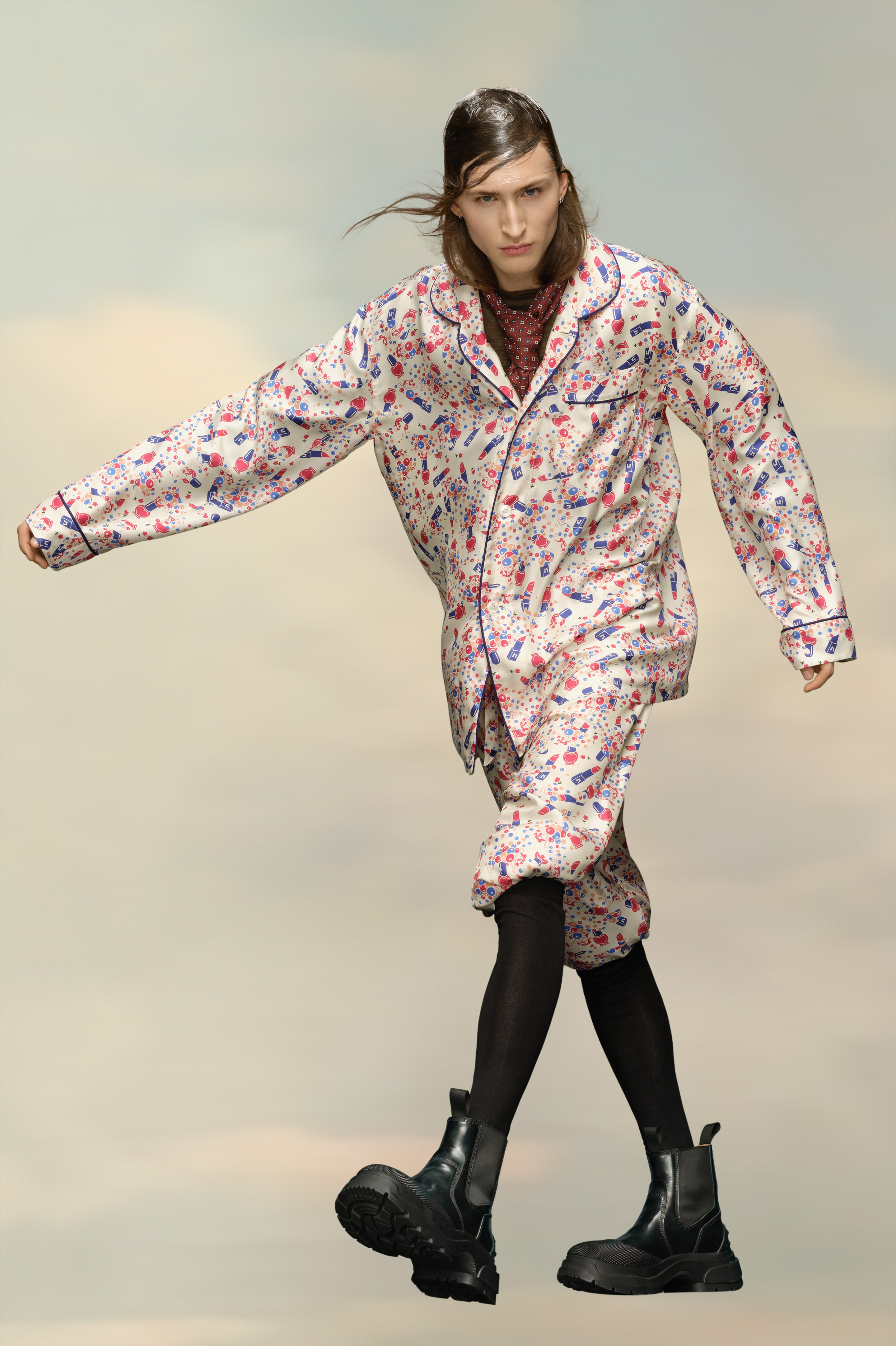 Ditsy' silk shirt - 2