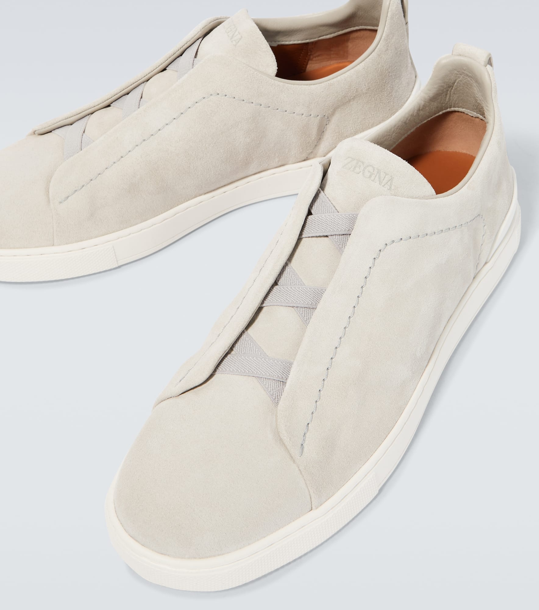 Triple Stitch suede sneakers - 3
