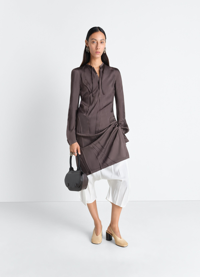 Lemaire CREASED BIAS DRESS IN POLY VISCOSE TWILL outlook