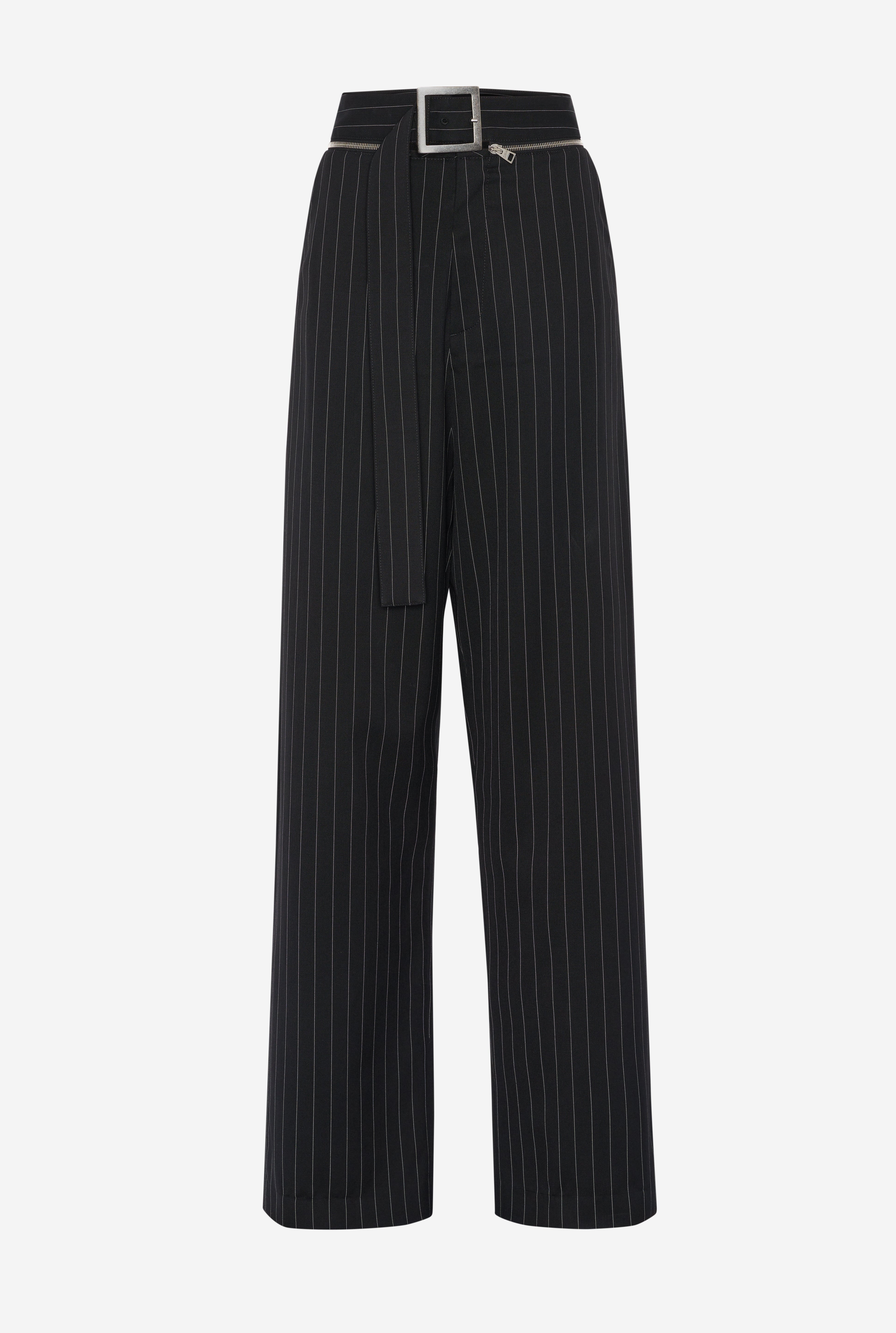 THE BELTED SUIT PANTS - 7