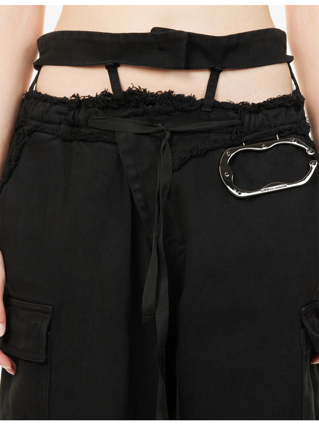 Baggy Wide-Leg Denim Trousers - 5