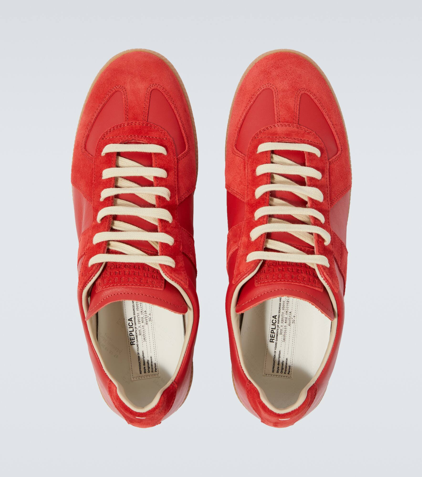 Replica suede sneakers - 4
