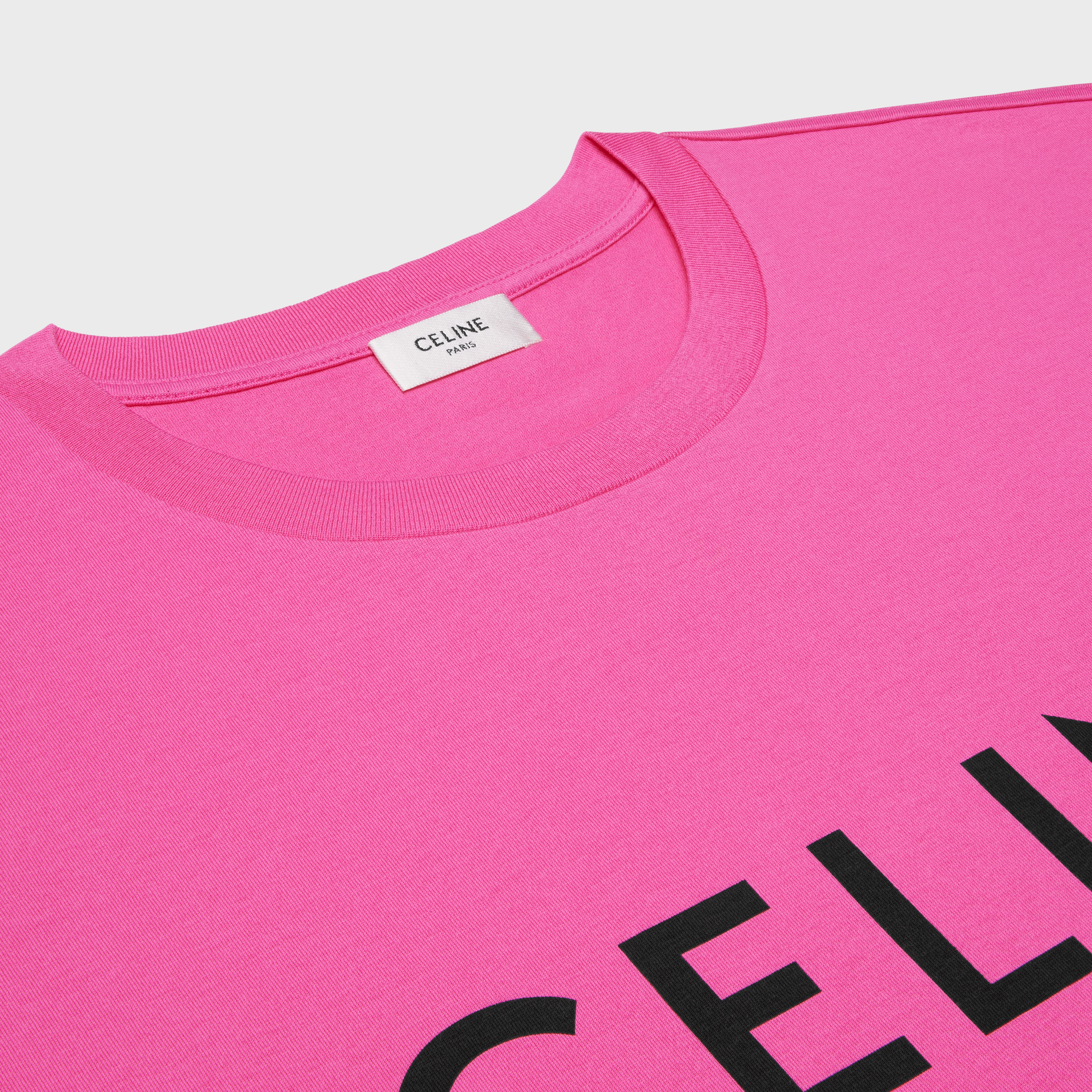 LOOSE CELINE T-SHIRT IN COTTON JERSEY - 3