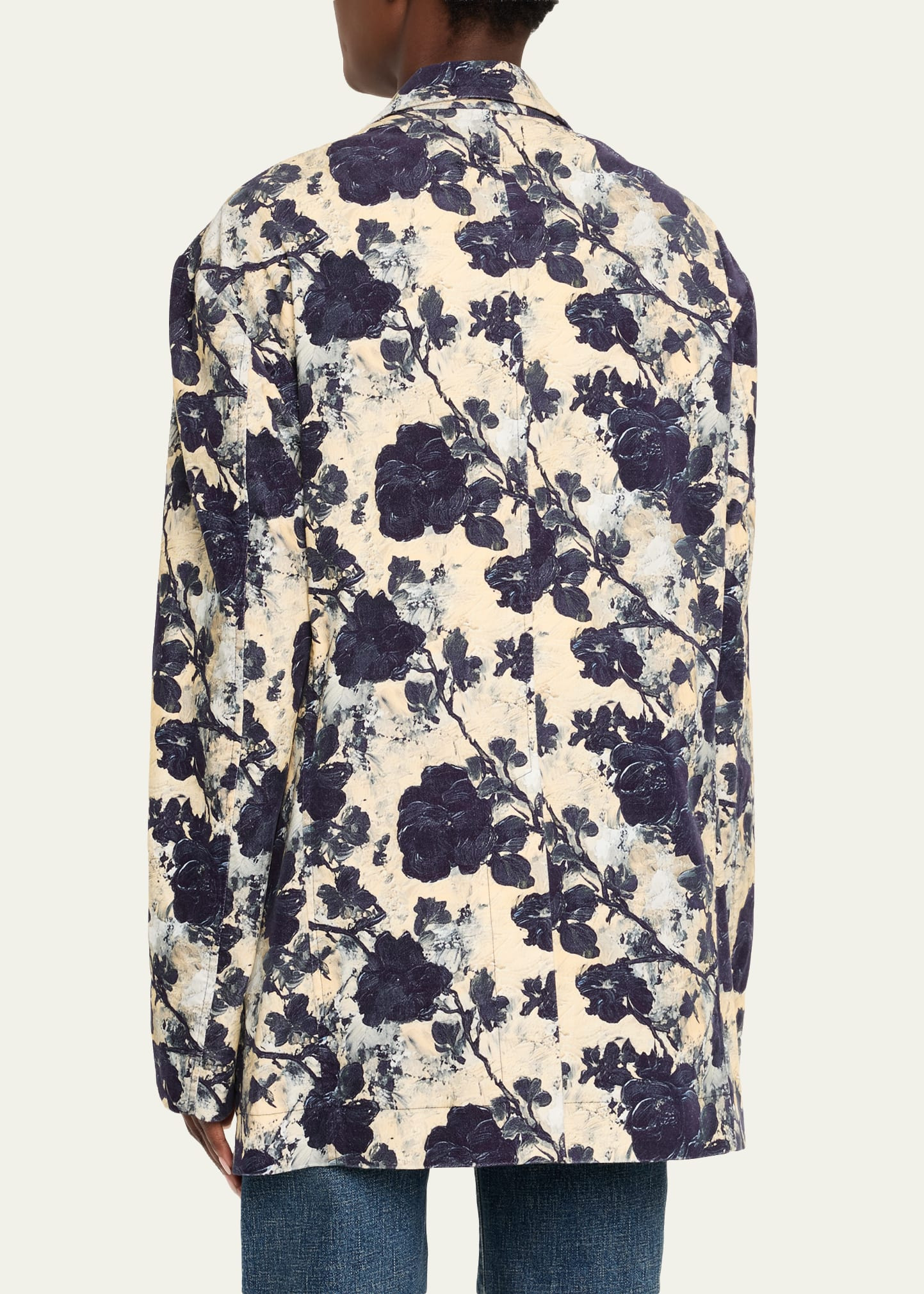Oversized Floral Jacket - 3