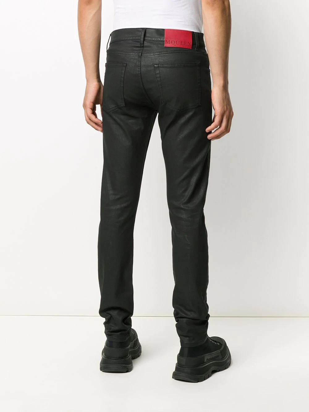 skinny fit mid-rise jeans - 4