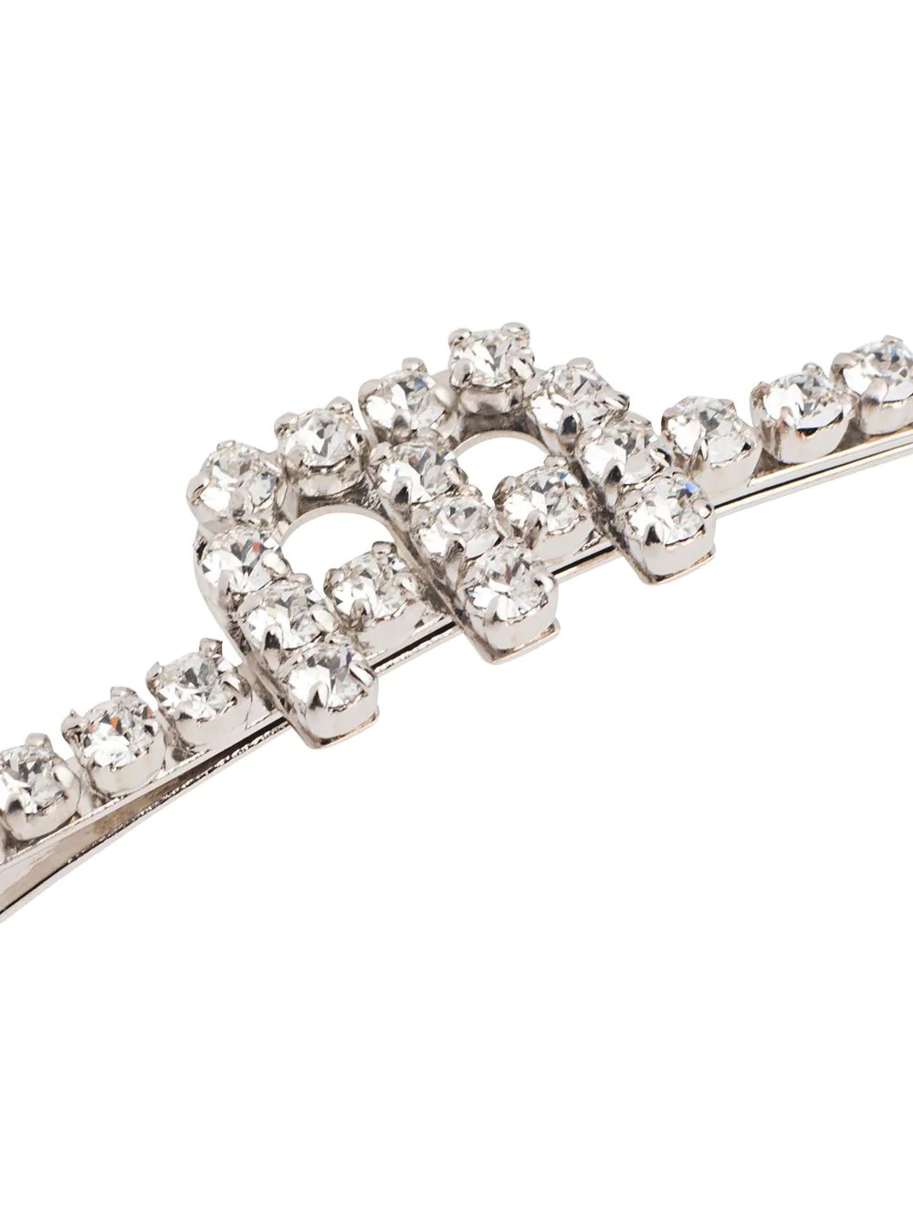 crystal embellished hair clip - 2