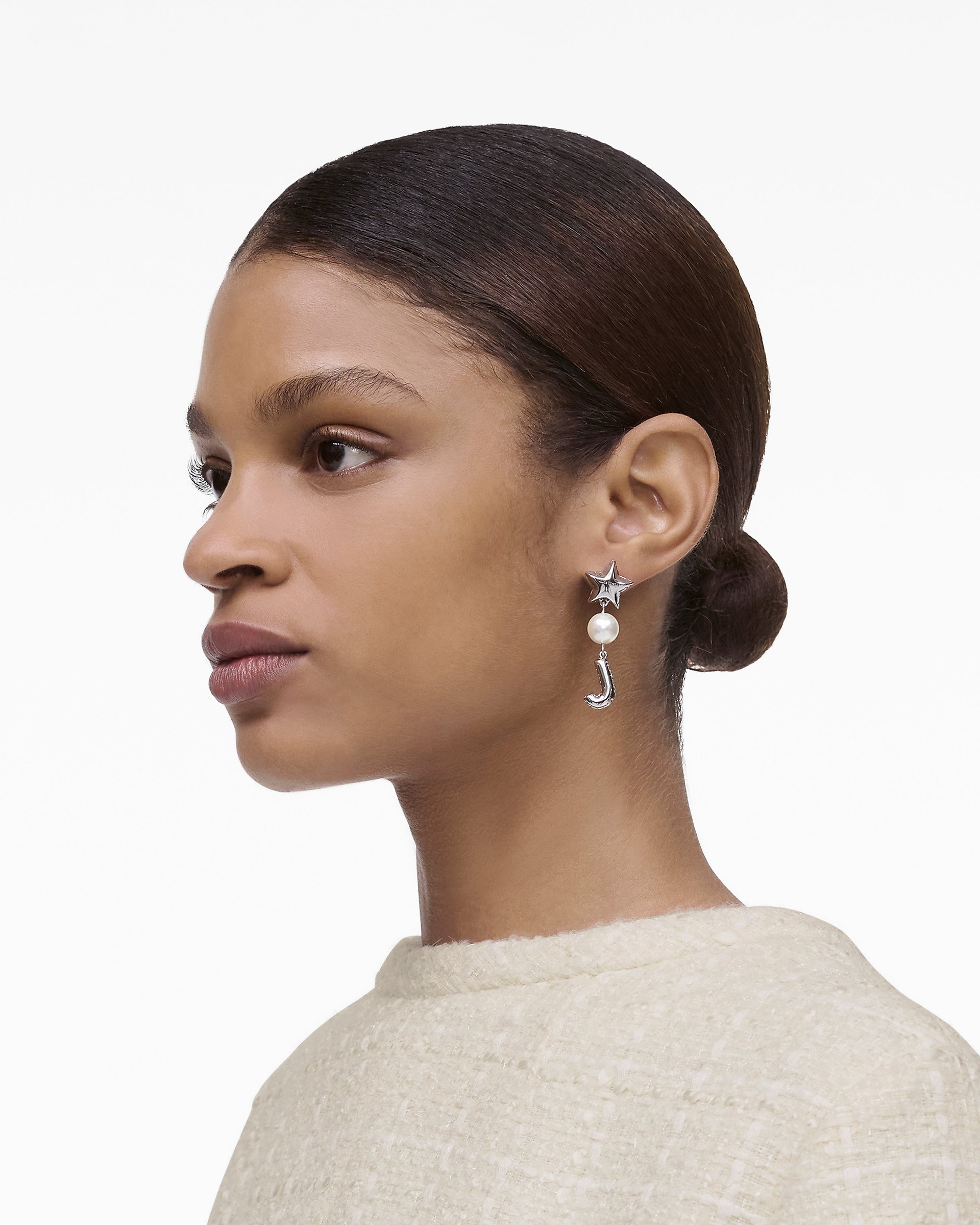 THE MJ BALLOON PEARL EARRINGS - 3