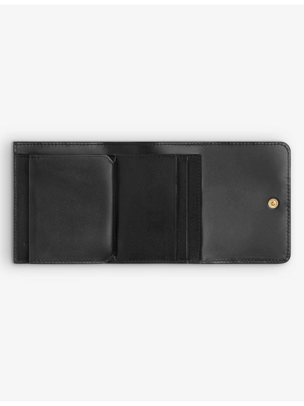 Intrecciato leather trifold wallet - 4