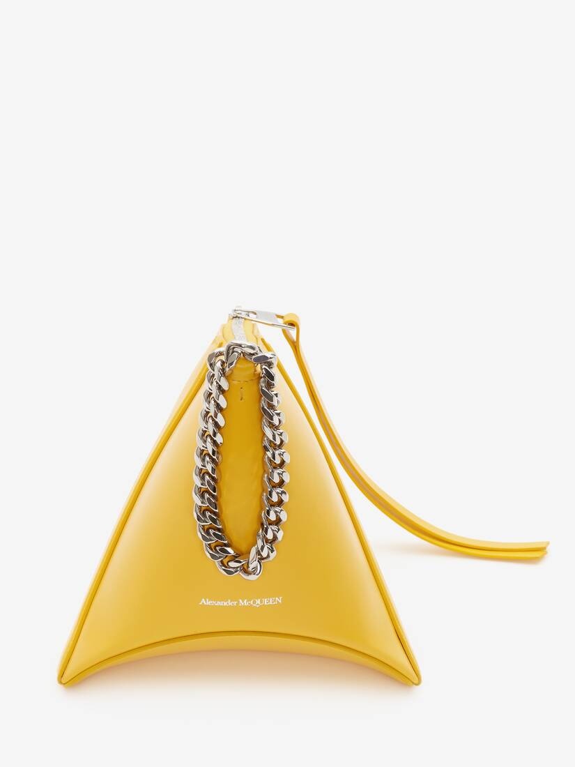 The Curve Pouch in New Pop Yellow - 3