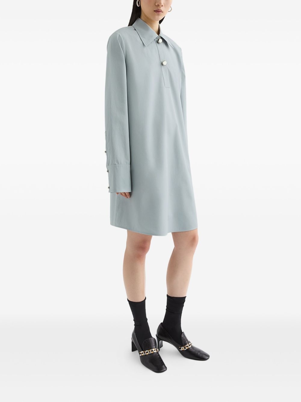 cotton polo dress - 3