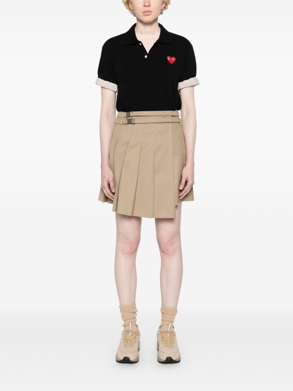 heart-patch piqué polo shirt - 3