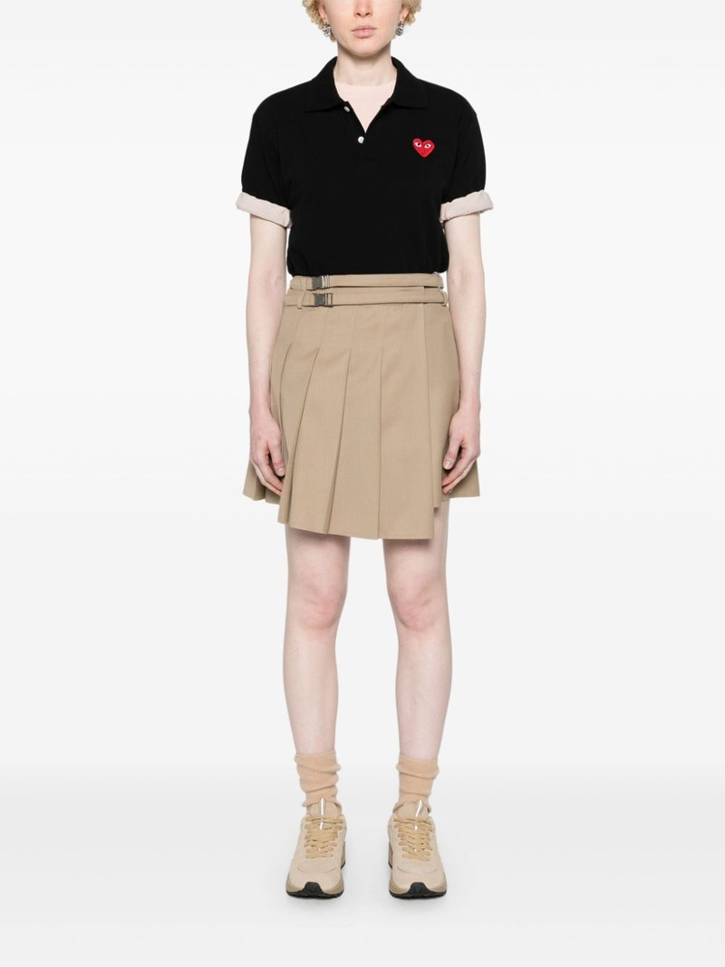 Comme des Garçons PLAY heart-patch piqué polo shirt outlook