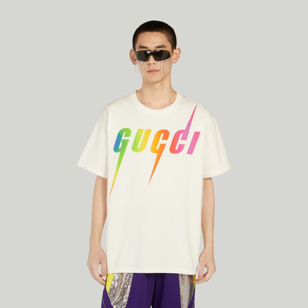 Gucci print cotton T-shirt - 7