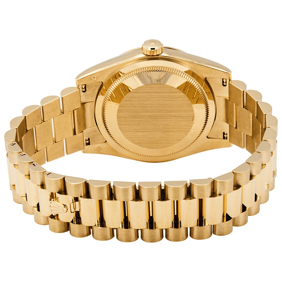 Rolex Day-Date White Mother-Of-Pearl Dial 18K Yellow Gold President Automatic Men's Watch 118238MDP - 3