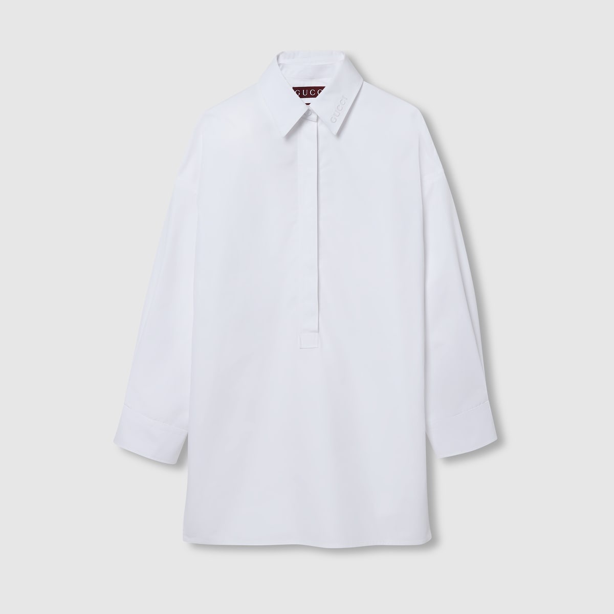 Heavy cotton poplin shirt - 1