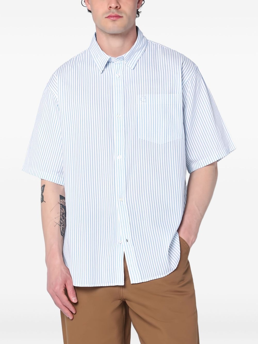 striped cotton shirt - 3