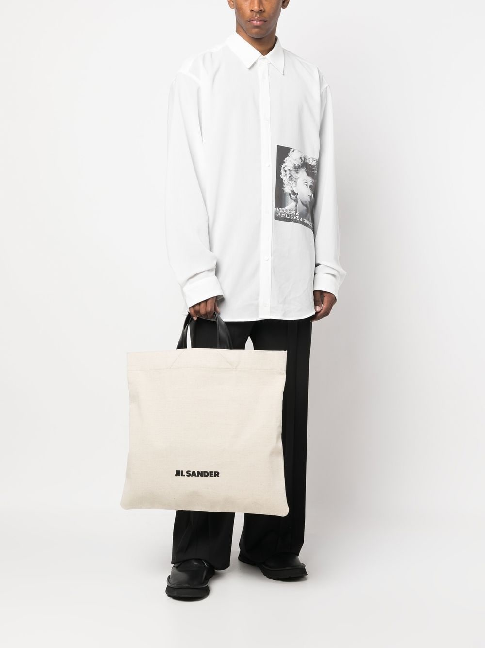 logo-print tote bag - 2