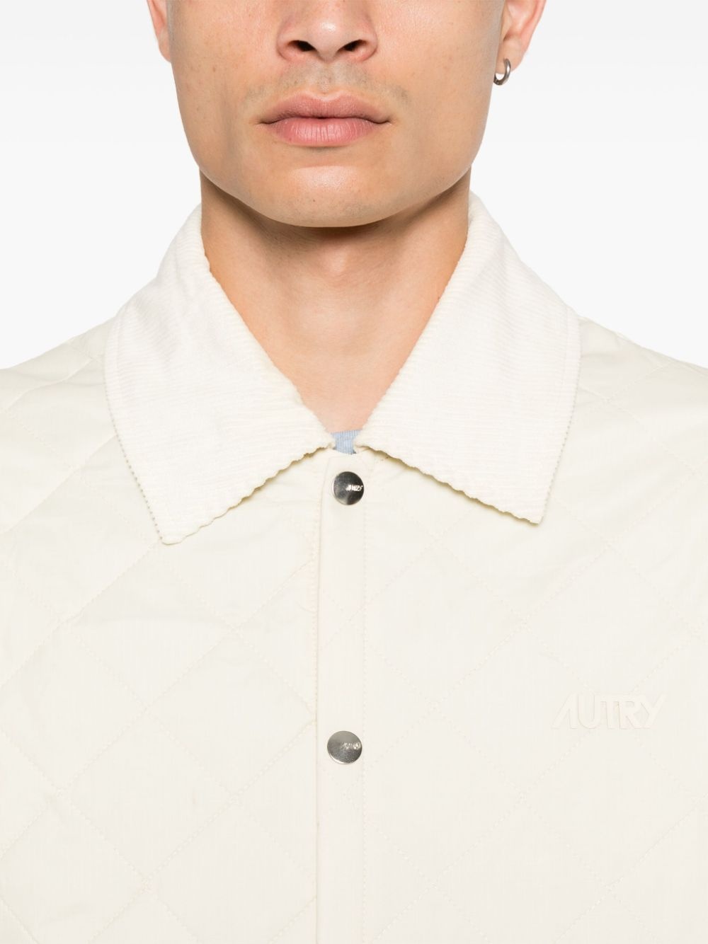 logo-patch lightweight jacket - 6