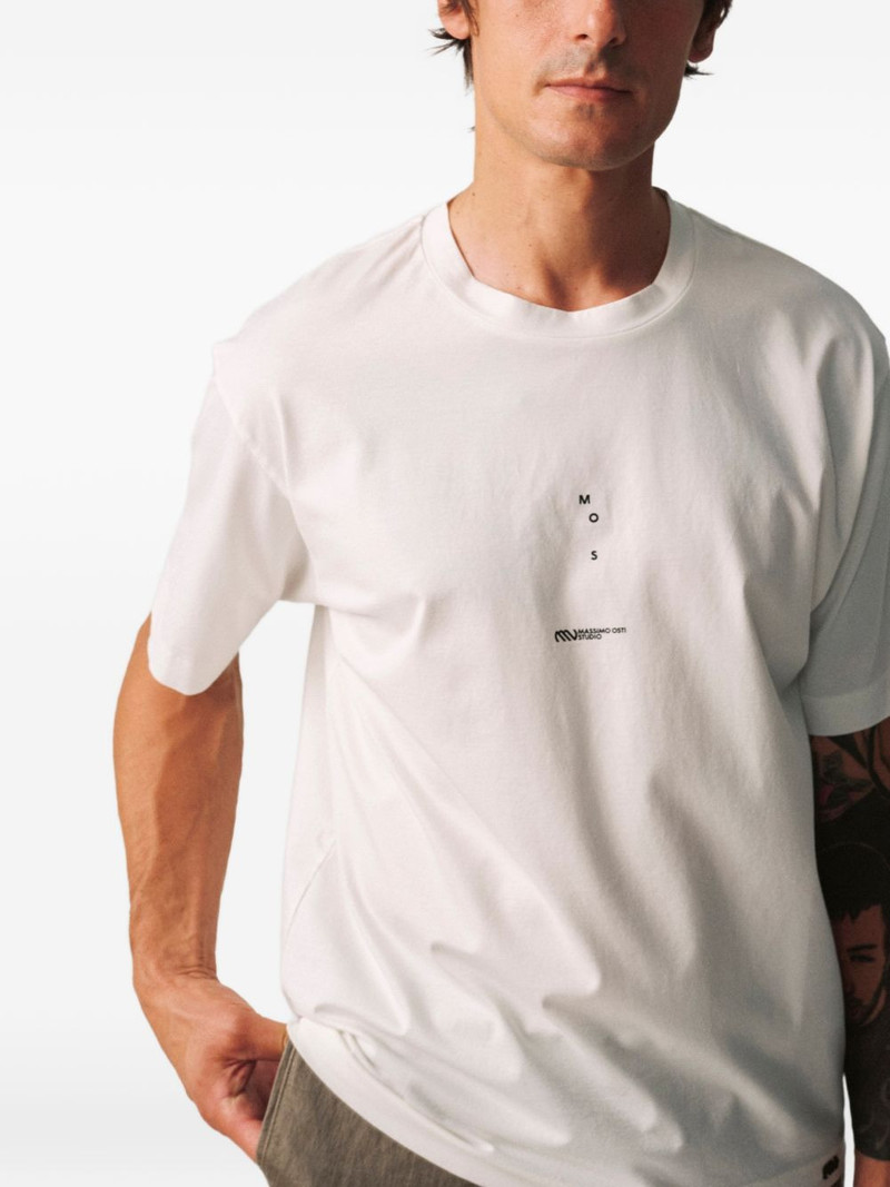 Massimo Osti Studio lettering-detail T-shirt outlook