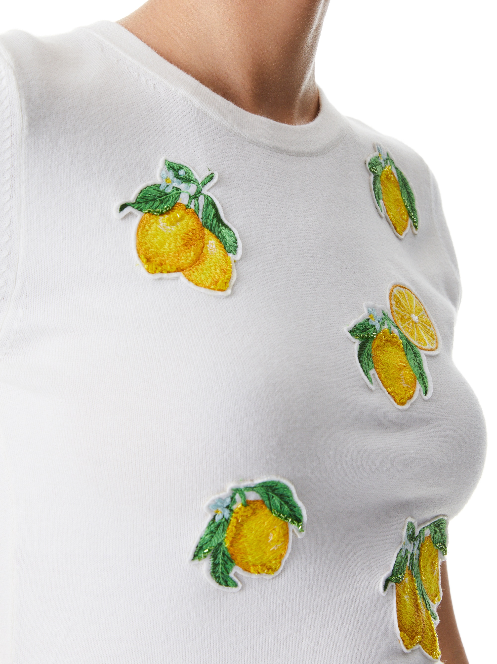 CIARA LEMON EMBELLISHED PULLOVER - 5