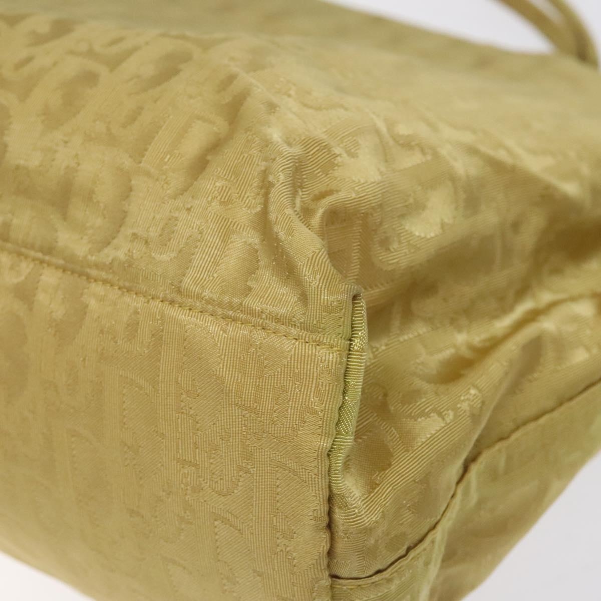 DIOR Trotter Canvas Tote Bag Yellow - 12