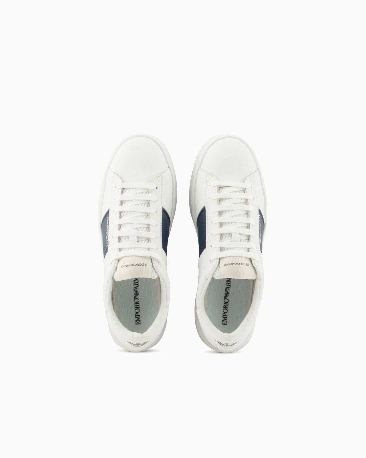 Leather sneakers with logo detail - 3