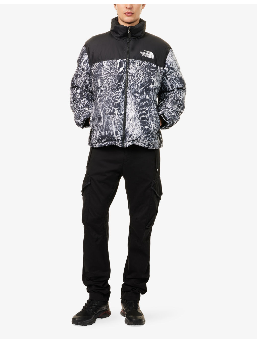 1996 Retro Nuptse High-Neck Shell-Down Jacket - 2