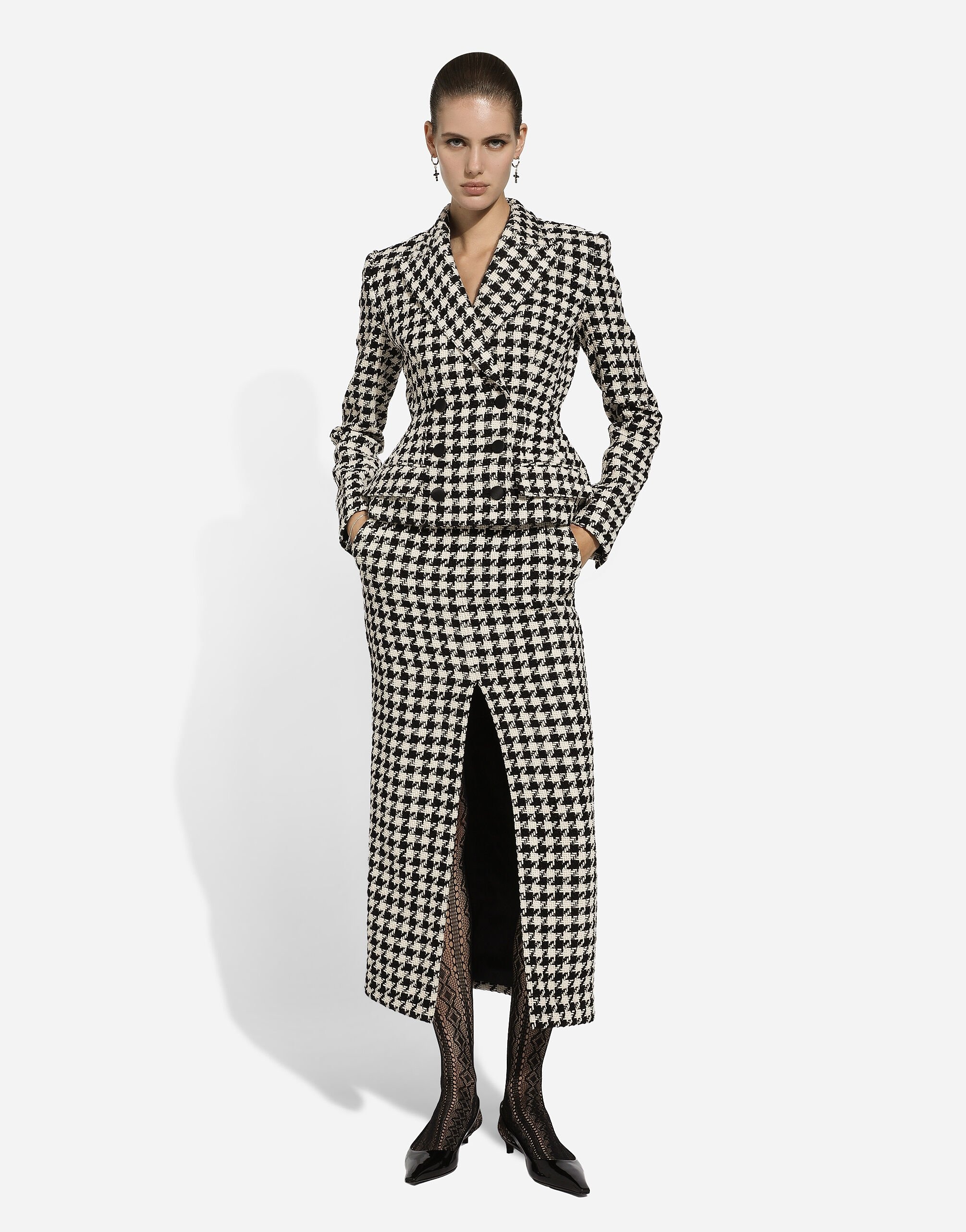 Macro-houndstooth Dolce jacket - 2
