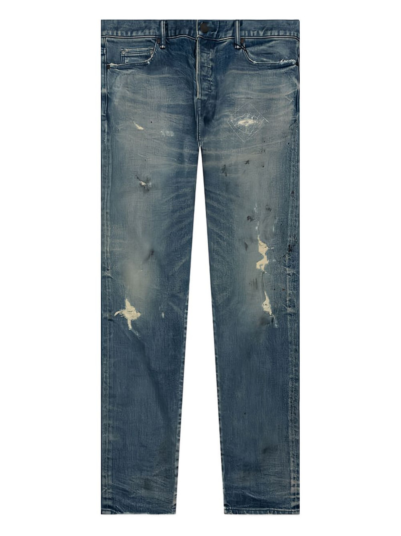 frayed distressed jeans 1