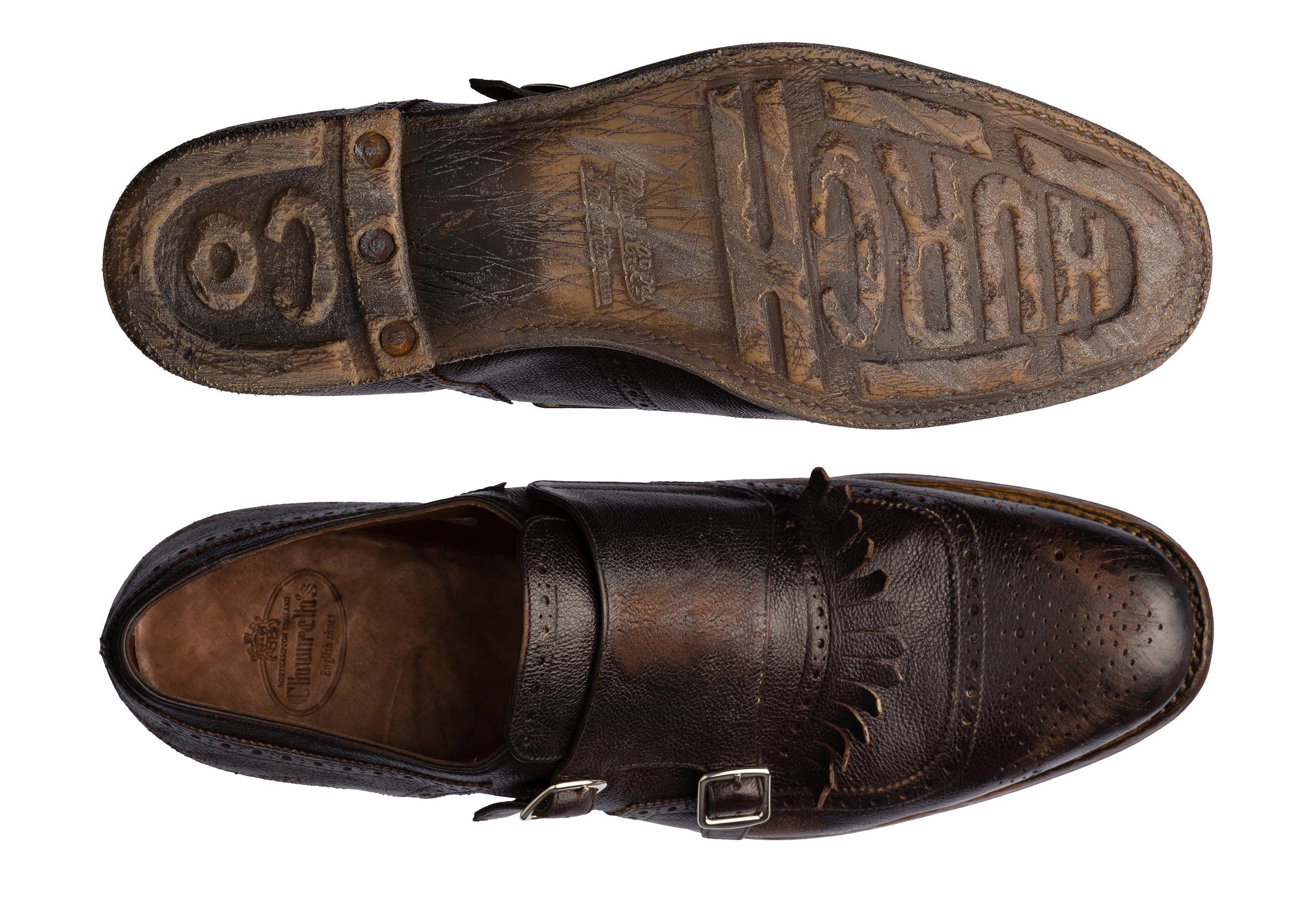 Shanghai 10
Glacè Calf Leather Monk Strap Ebony - 3