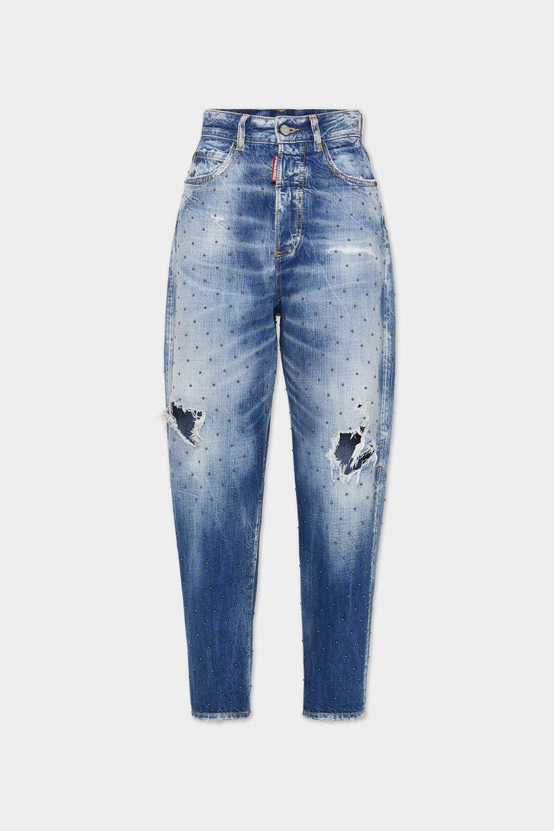 MEDIUM EVERYTHING WASH - STUDS 80'S JEANS 1