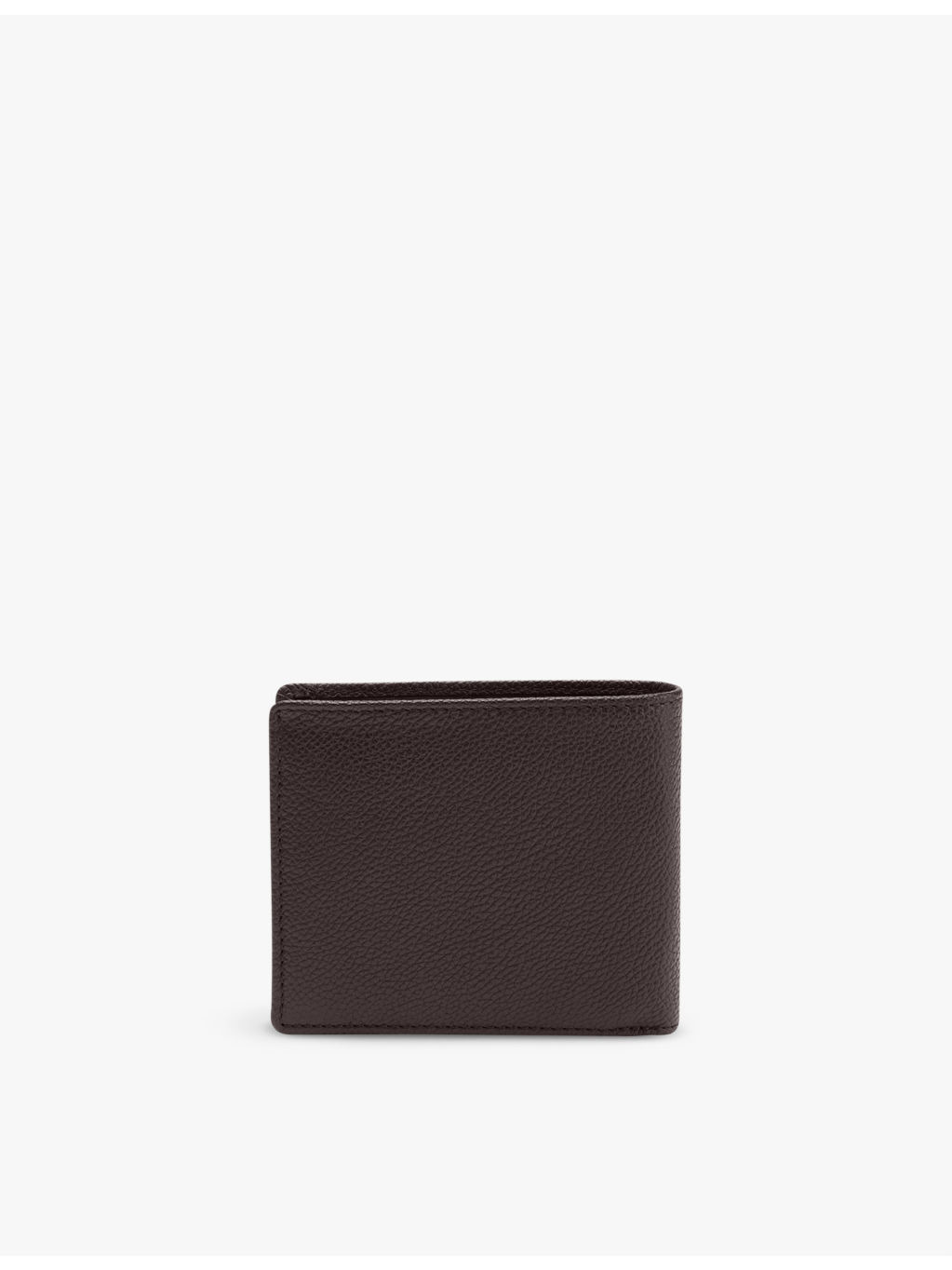 Logo-badge bi-fold leather waller - 3