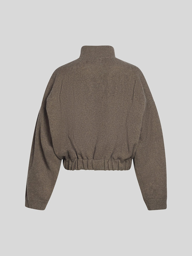 MAGLIANO Chic Knitted Jacket Brown outlook
