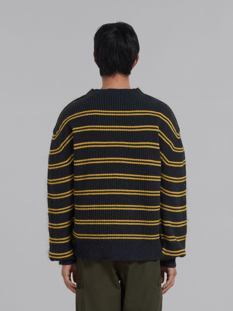 MOHAIR AND WOOL SWEATER WITH MULTICOLOUR STRIPES 3