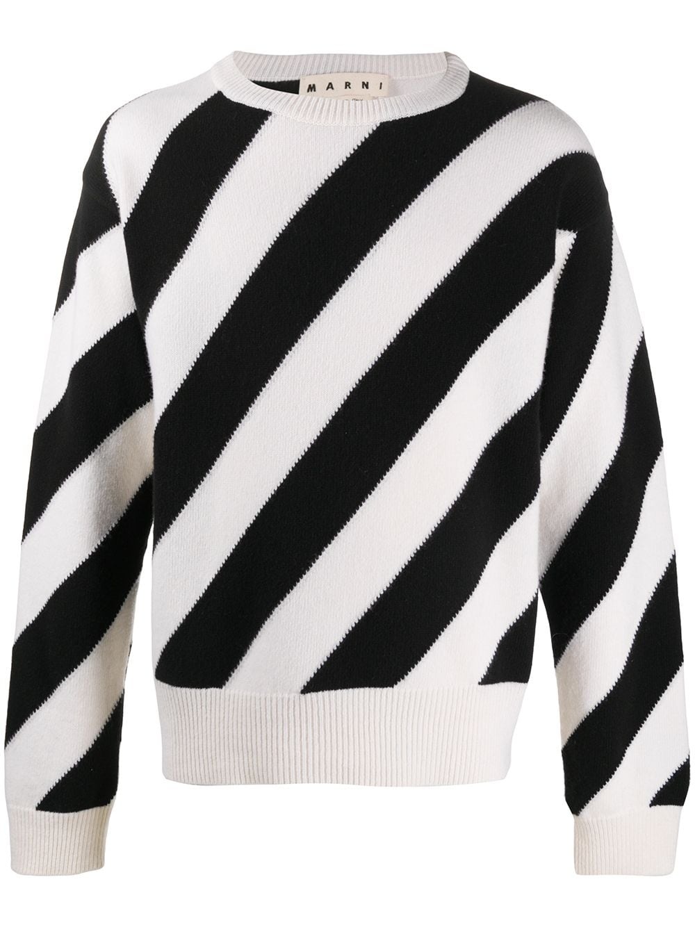 diagonal stripe jumper - 1