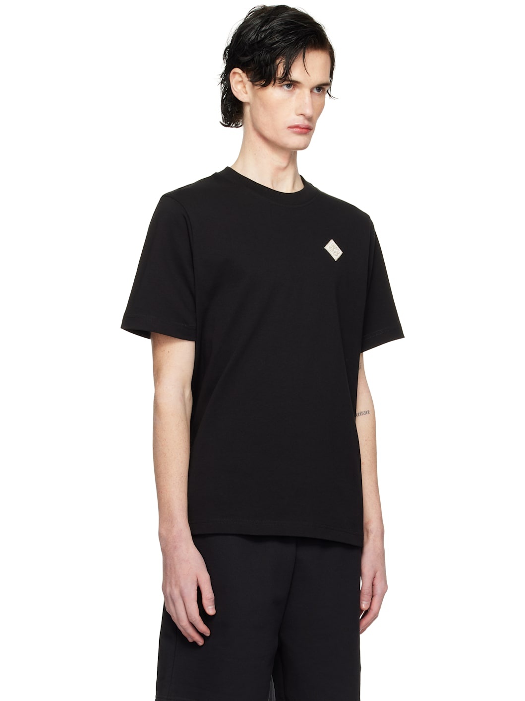Black Pearl Diamond Patch T-shirt - 2