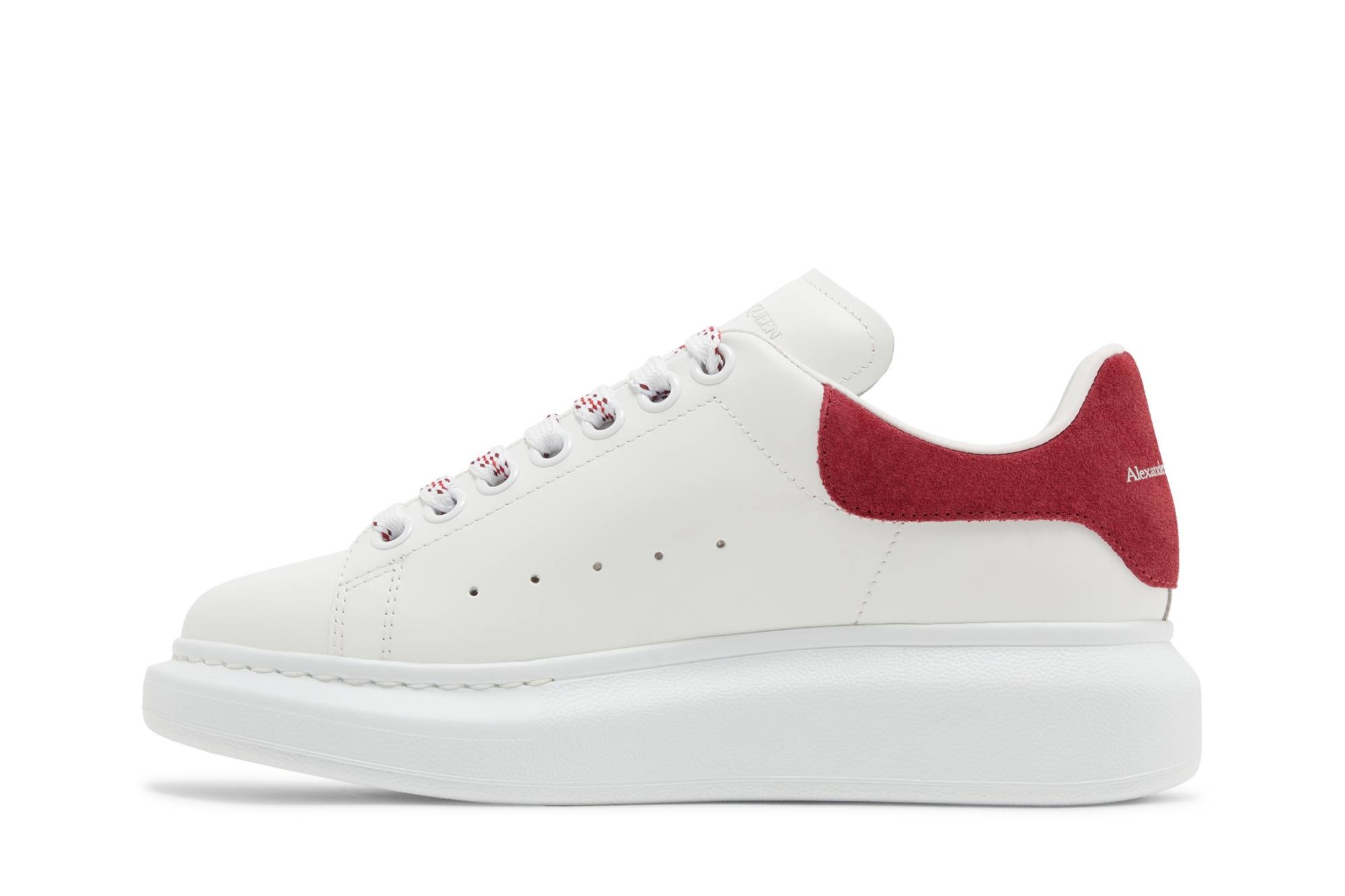 Alexander McQueen Wmns Oversized Sneaker 'White Cherry' - 3